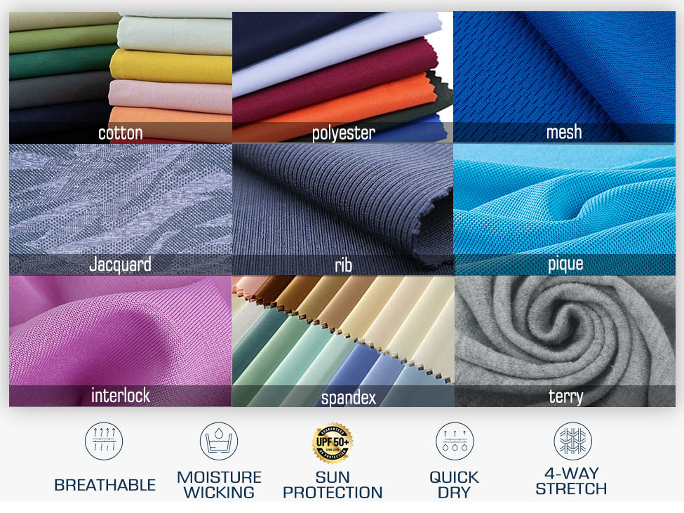 custom golf apparel fabric