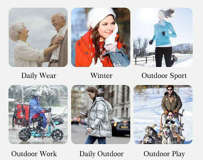 heated jacket for outdoor