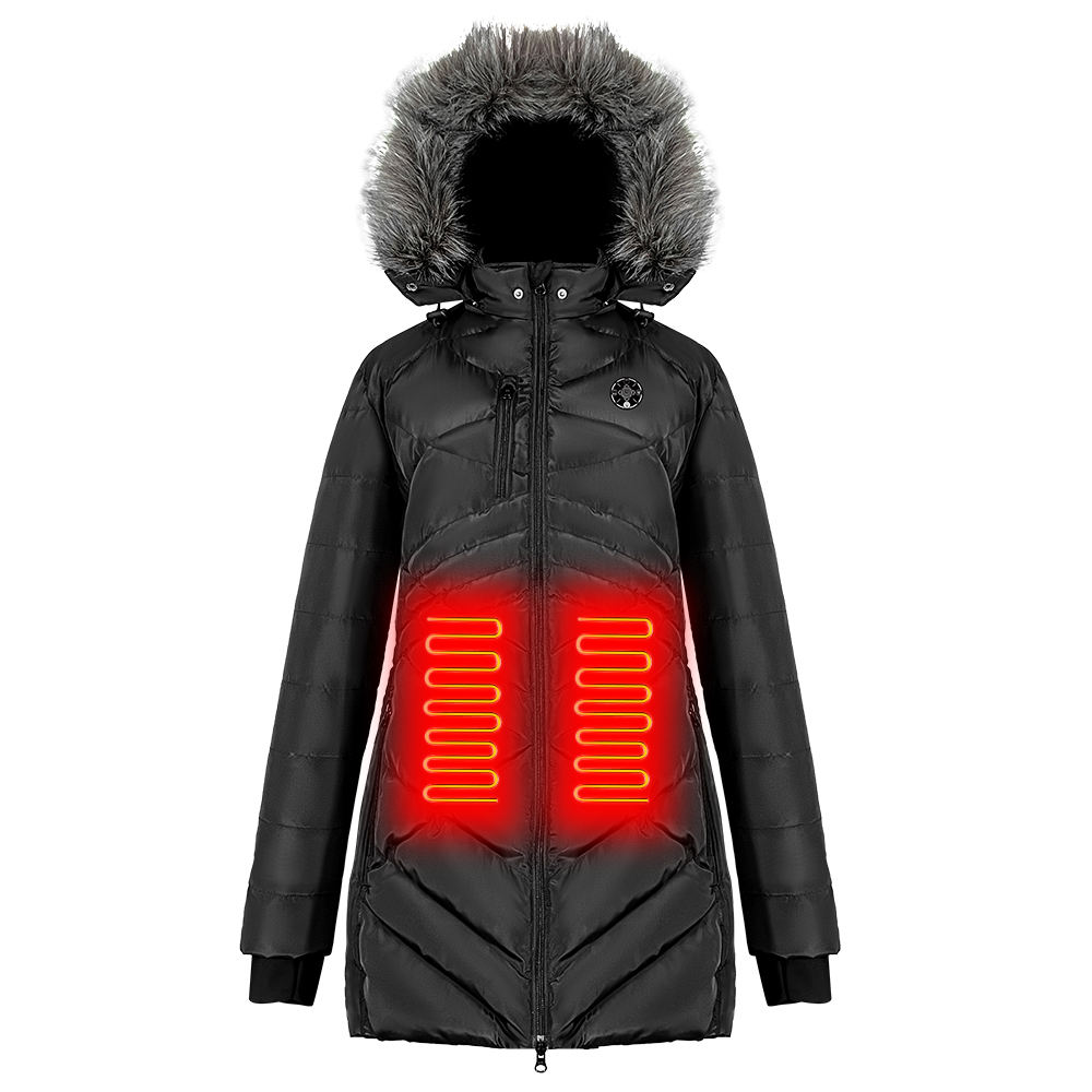 women's plus size heated jacket