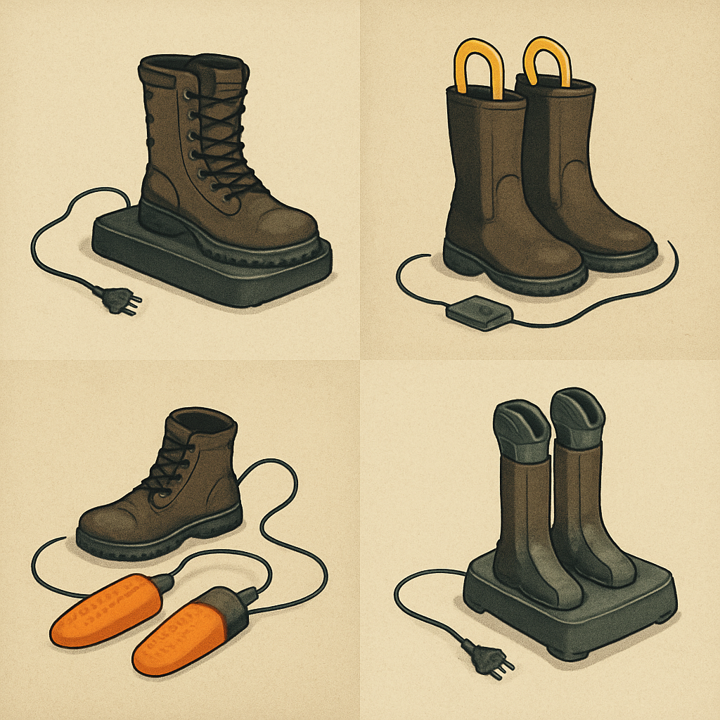 Different types of boot heaters