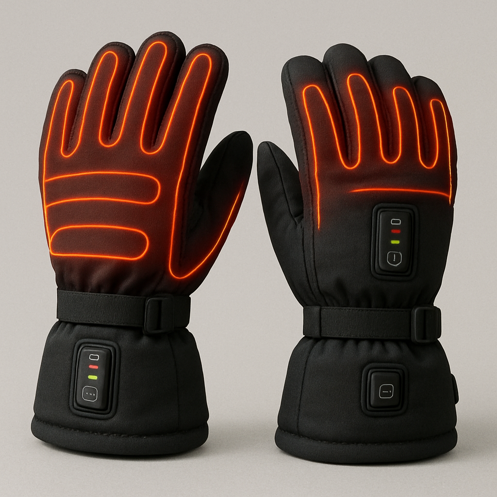 Heated gloves with adjustable settings