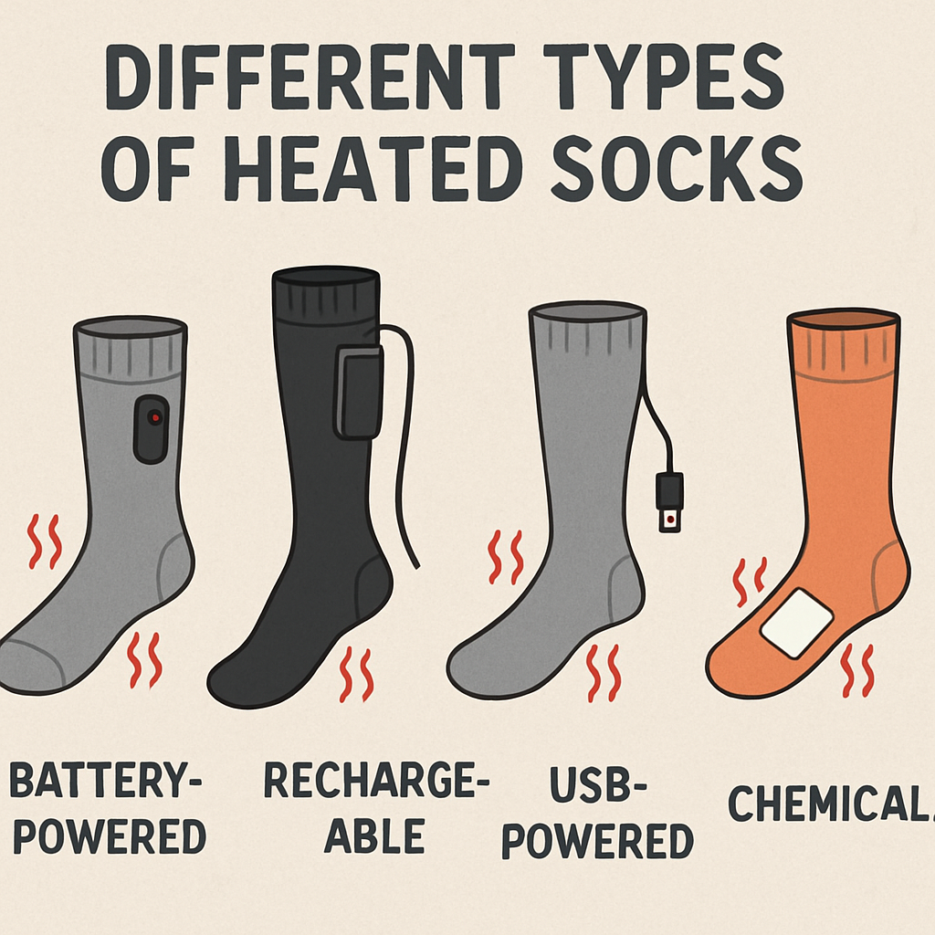 Different Types of Heated Socks