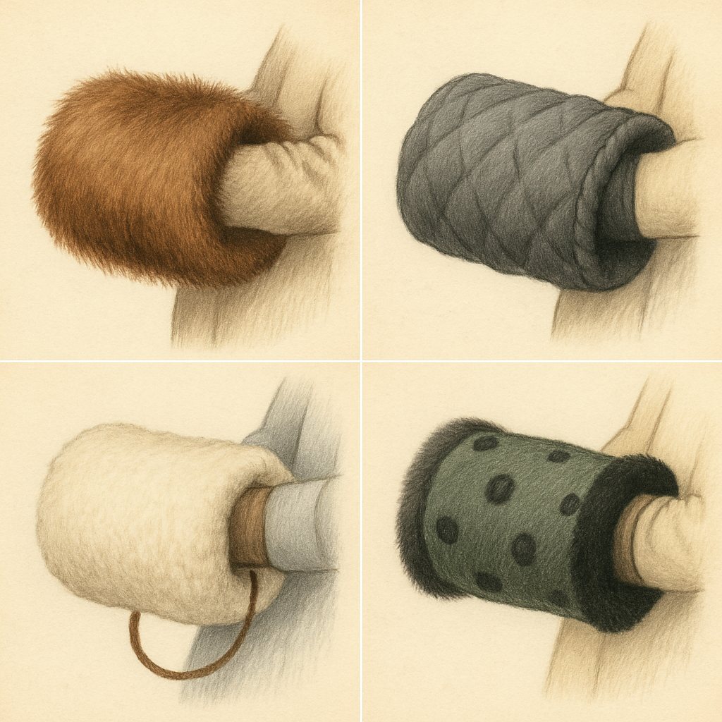 different hand muff models